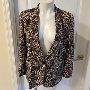 The Kooples Leopard Blazer Size Medium